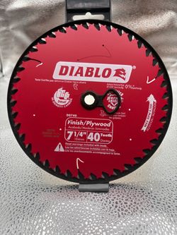 7 1/4 Carbide 40 tooth saw blade by Diablo