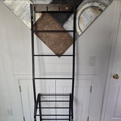 Brand New 5.5 Foot Blanket Holder / Farmhouse Ladder Rack