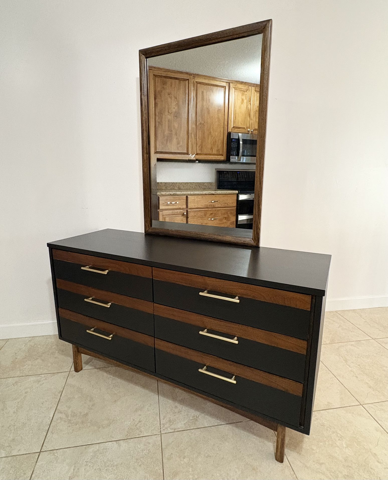 Mid-Century Modern Dresser (Vintage 1960s) Refinished