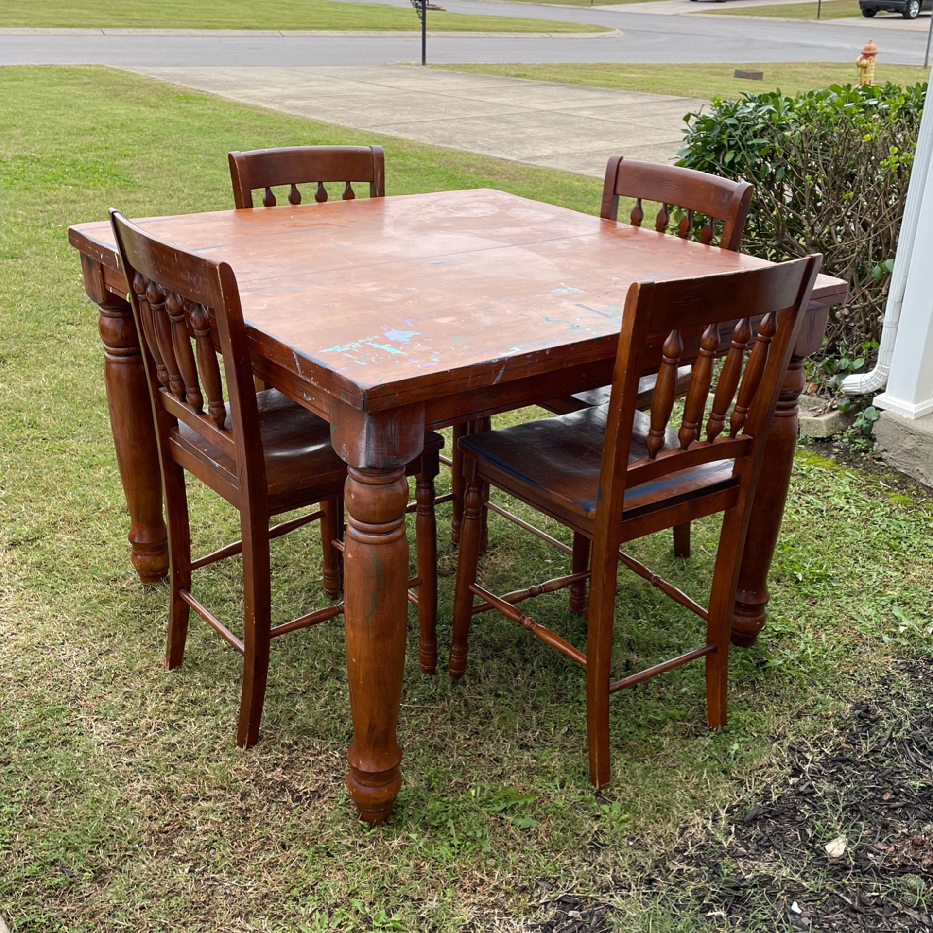 Super Sturdy Kitchen Table 6 Chairs 