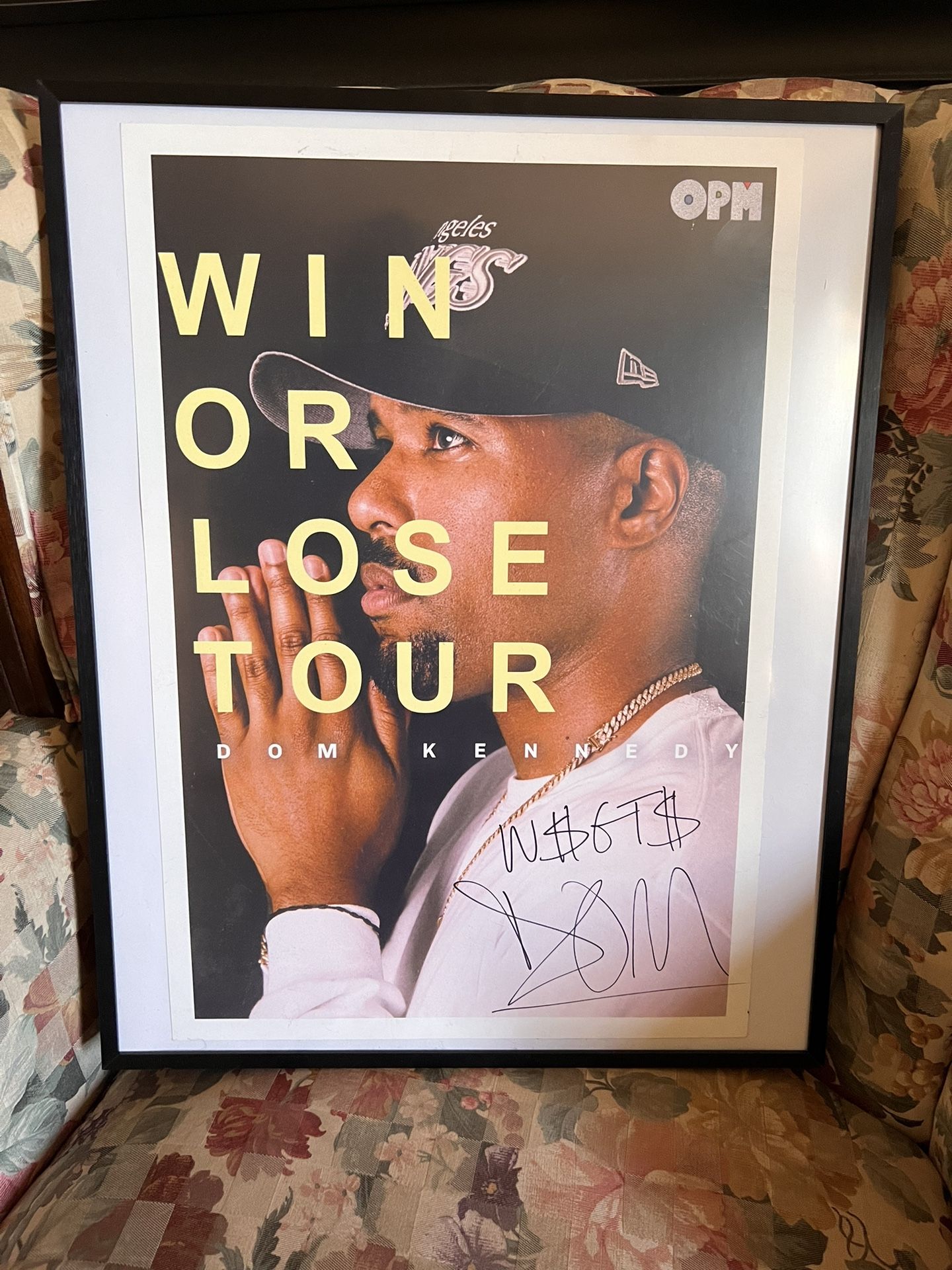 Dom Kennedy Autographed Poster
