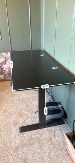 Large Black  office Desk