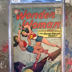 Wonder Woman #98 (1958) CGC 3.5 — 1st Silver Age Origin Of Wonder Woman; Andru