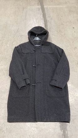 Men's Wool jacket trench coat Sherpa lining