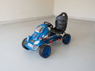 Hot Wheels Pedal Go-Kart by Hauck – Adjustable Seat & Handbrake