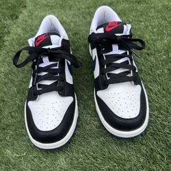 Nike Dunk Low (GS) woman 8/big kids 6.5   BLACK/MIDNIGHT NAVY-WHITE