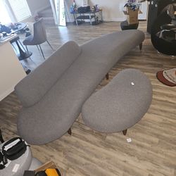Curvy Sofa And Ottoman