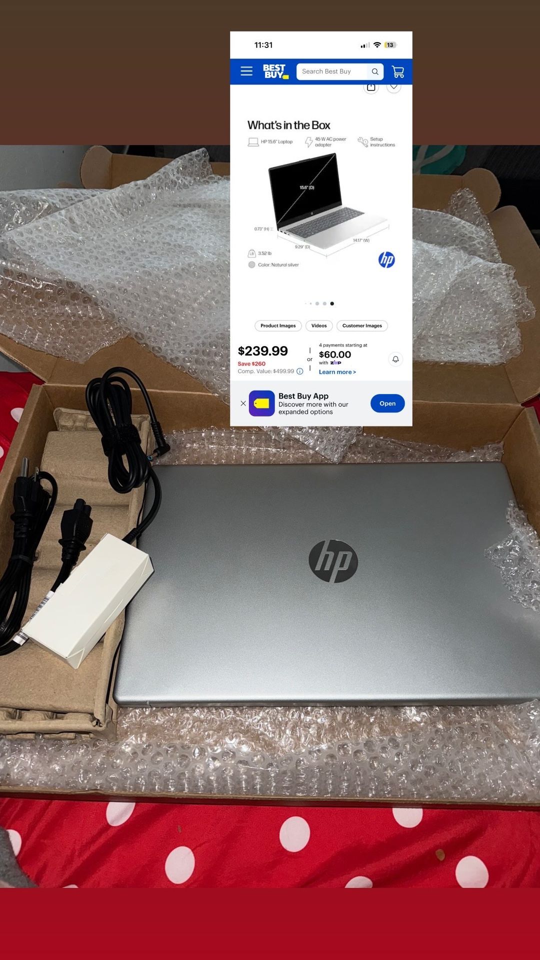Brand New Never Used Hp