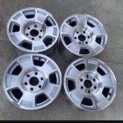 4 X GM STOCK RIMS Wheels 17x7.5 6x5.5 6x139.7!!!!!!!!!!!!!