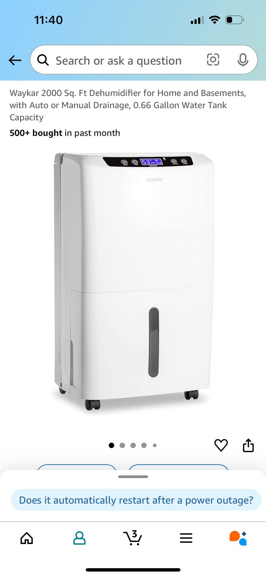 Dehumidifier