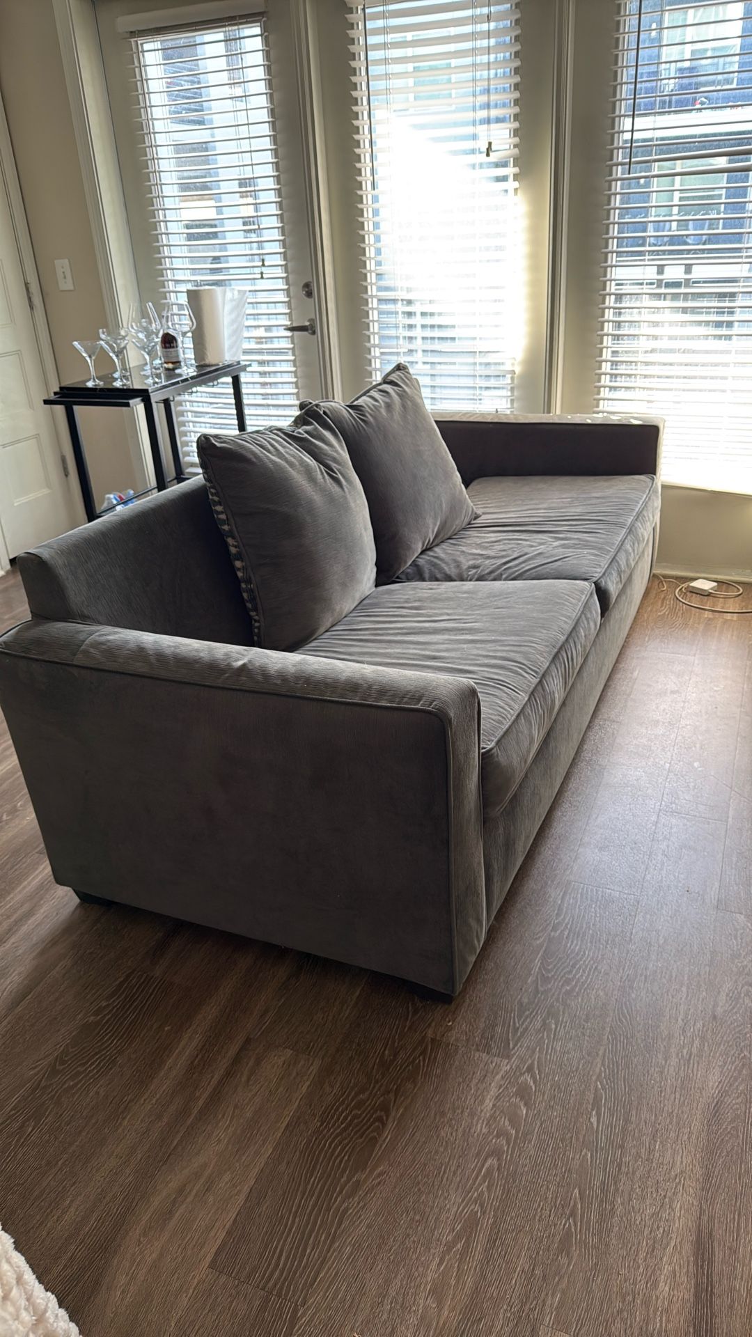 Gray Couch With Pull Pull Bed