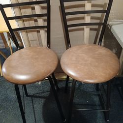 24" Sophy Swivel Bar Stools