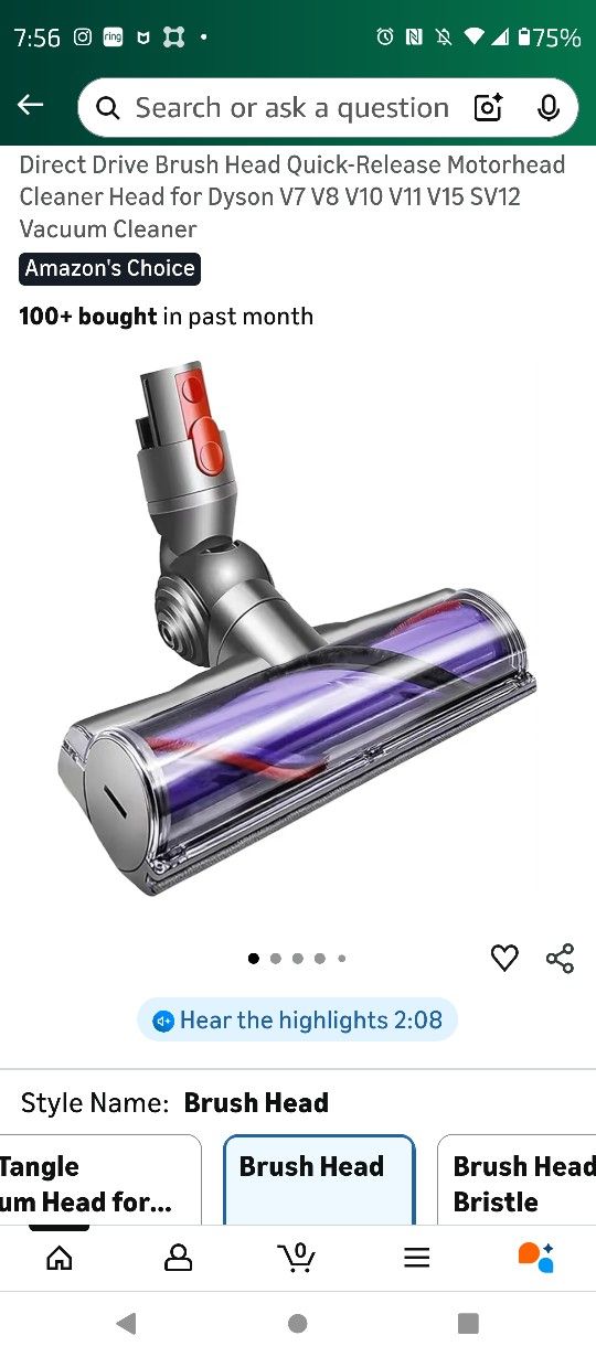 Dyson Replacement Attachment From Amazon