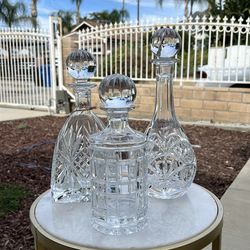 3   Luxury set of bottle with marble  table