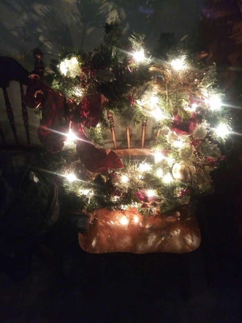 Light up wreath