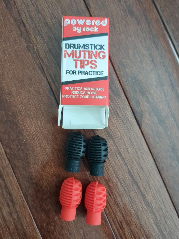 2 Pairs Practice Drumstick Dampeners