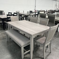 Dining Table Set With Bench