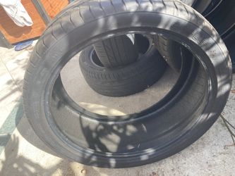 Four 285/35R22 Tires