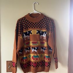 Vintage Cow Sweater