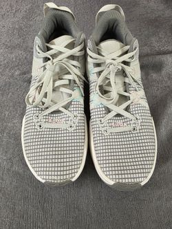 Men's 12  Nike LeBron Witness 7 DM1123-006 Gray Basketball Shoes Sneakers