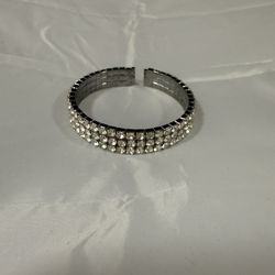 Rhinestone Bangle Bracelet