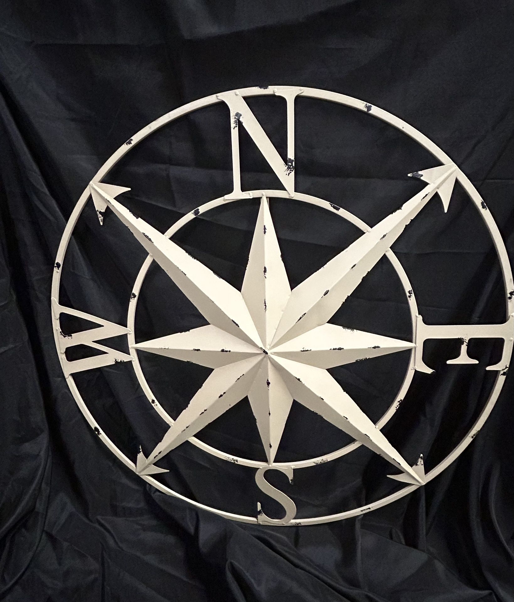 Metal Art- 39” Compass Rose!