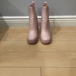 Pink Platform Boots 