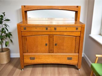 Antique Chittenden & Eastman Mission Tiger Oak Buffet / Sideboard