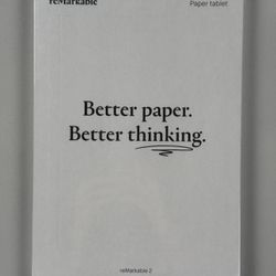 Remarkable 2 Paper Tablet 8GB with Marker Plus and Black Leather Book Folio