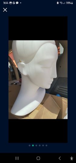 Fiberglass Head Mannequin, Cabeza De Maniqui