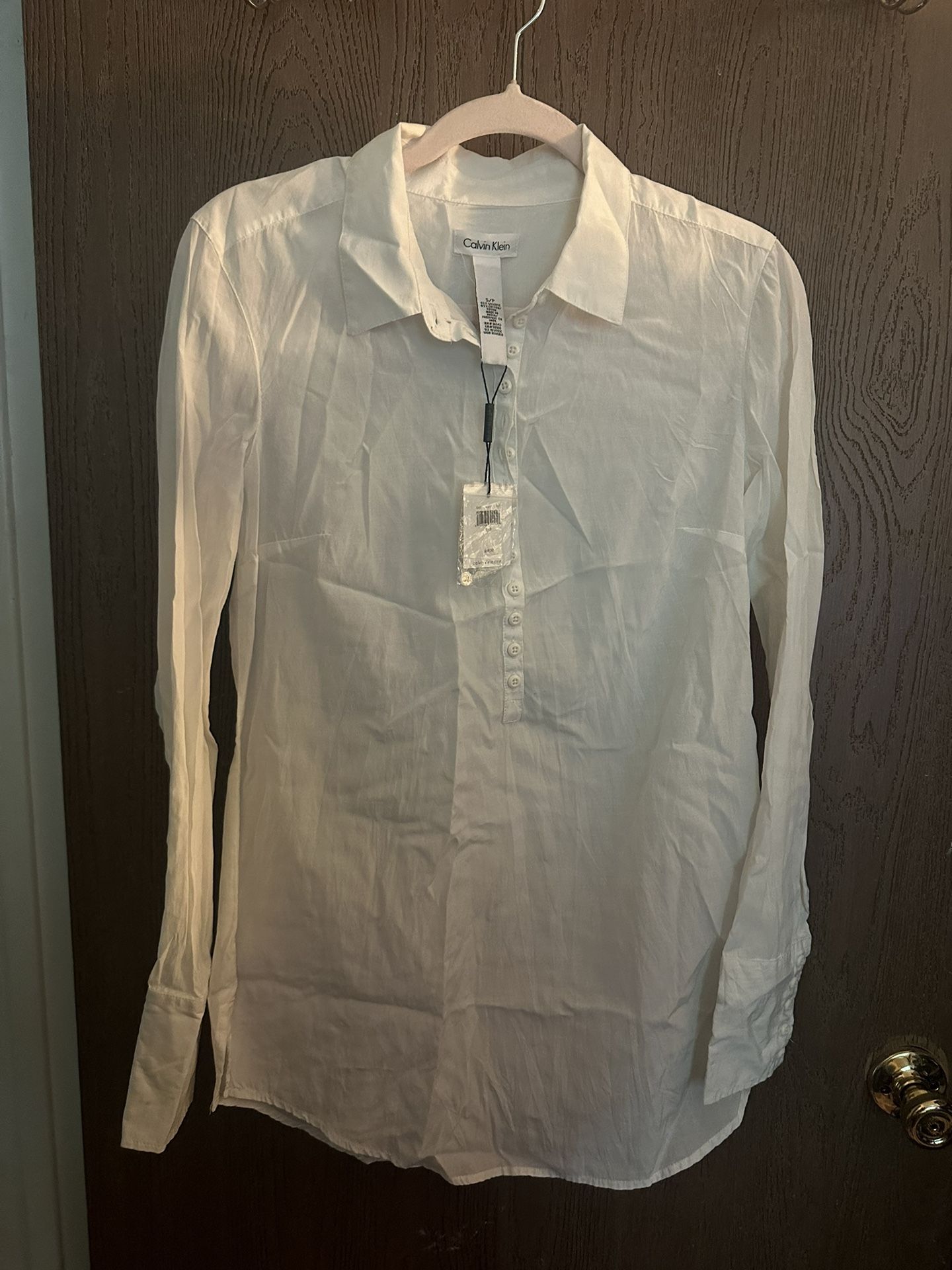Calvin Klein white blouse Size S, SHEIN Bodysuit Size L