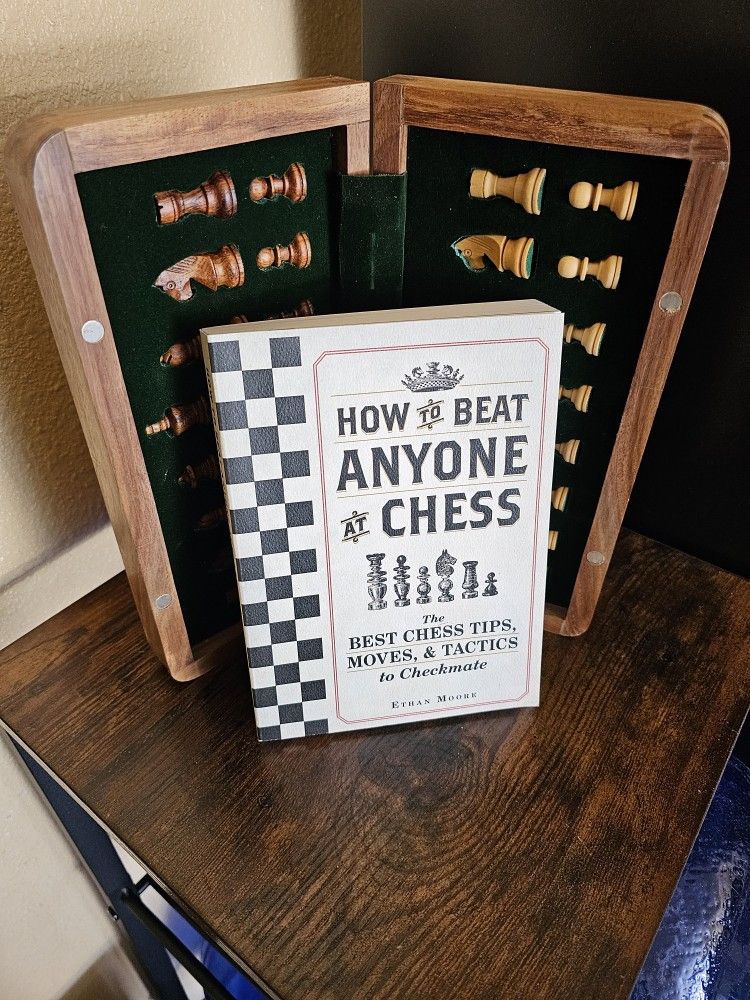 Chess Book And Travel Chess Board