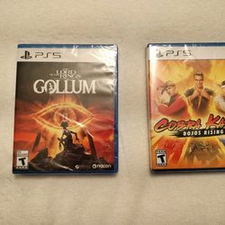 Brand New ( Unopened) PS5 Games ( Gollum & Cobra Kai 2) Price Is For Both .... Firm On Price