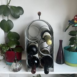 Timeless Industrial Wine Rack🍷