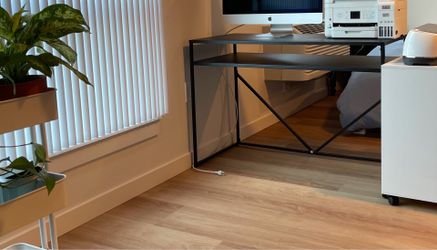 Black desk