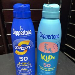 2 Coppertone  Sunscreen SPF50