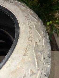 Good used set of  37x13.5x22