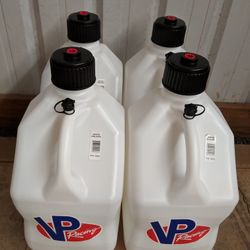 New white VP fuel jug/gas can for sale. They are 5 gallon cans