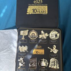 D23 Disney Fan Club 10 Years Pin Collection (2019)