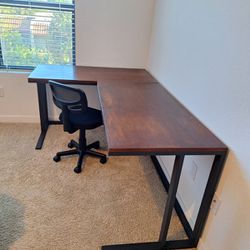 72" L Shaped Desk/Computer Desk/ Home Office Desk