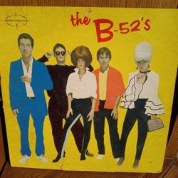 Vintage The B52's First Self Titled LP.  (1979)