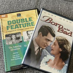 Cary Grant In Born To Bad & Double  DVD The Amazing Adventure/My Love for Yours
