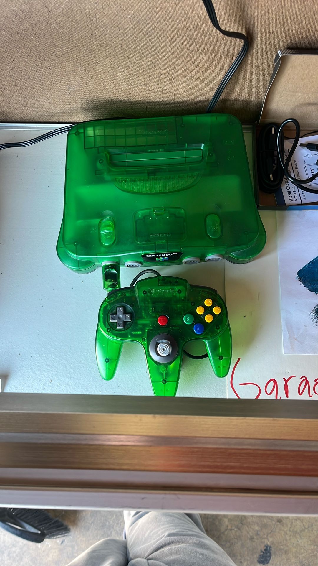 Special Edition Green See Through Nintendo 64