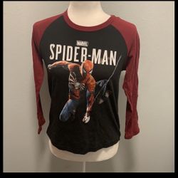 Women Spider-Man top size medium 