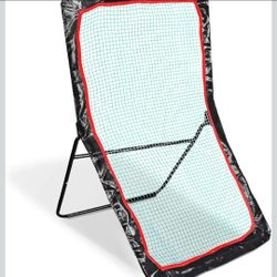 Lacrosse Rebounder Net 4x7ft Backyard Training Goal for Kids Teens Adults