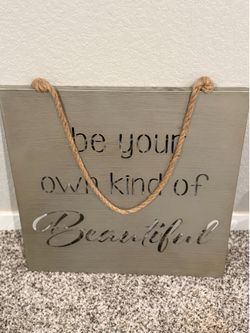 Motivational wall hanging