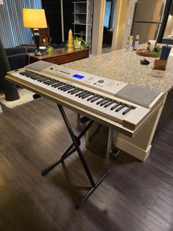 Yamaha YPG-235 76-Key Portable Grand Keyboard – Stand + Power Adapter Included