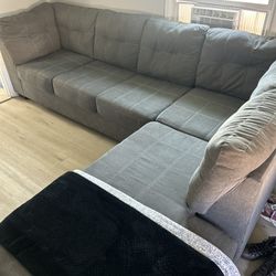Grey L Shaped Sectional 