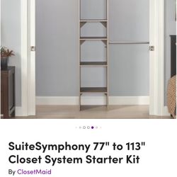 Brand New Never Used Closet System