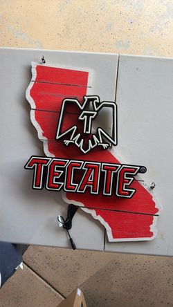 Tecate Beer sign